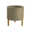 kvetinac_v1_stredny_bezova 3D tisknutý květináč střední béžový