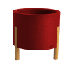 kvetinac_v1_velky_cervena 3D tisknutý květináč velký červený