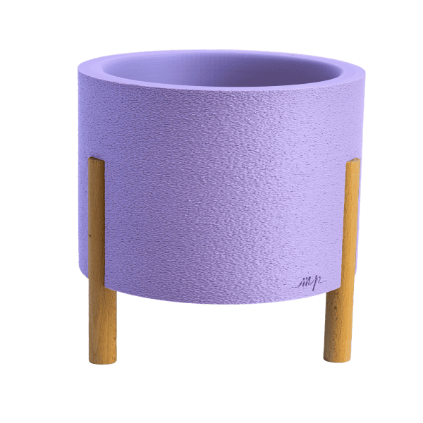 kvetinac_v1_velky_fialova 3D tisknutý květináč velký fialový