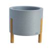 kvetinac_v1_velky_modra 3D tisknutý květináč velký modrý