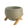 kvetinac_v2_velky_bezova 3D tisknutý květináč velký béžový